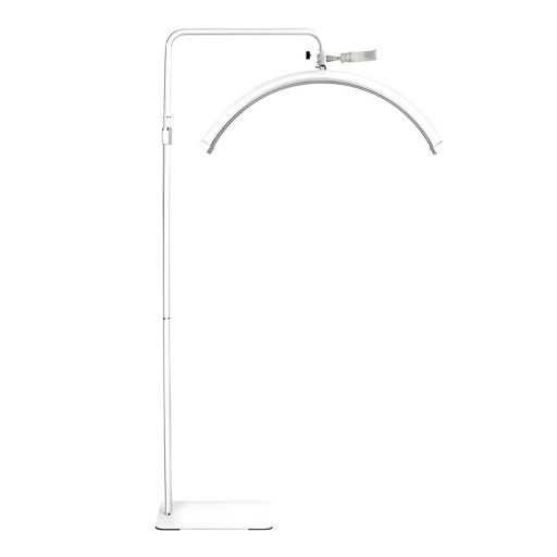 Lampada da terra cosmetica a mezzaluna Moon con luminosità e temperatura di colore regolabili