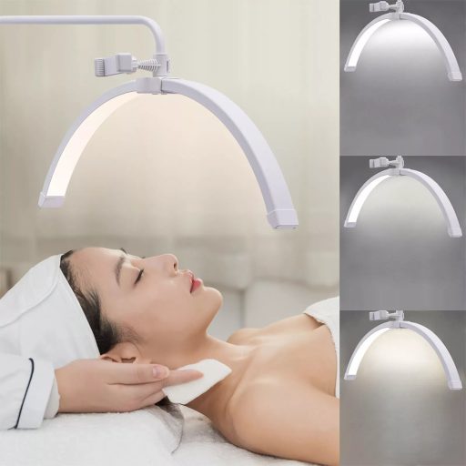 Lampada da terra cosmetica a mezzaluna Moon con luminosità e temperatura di colore regolabili