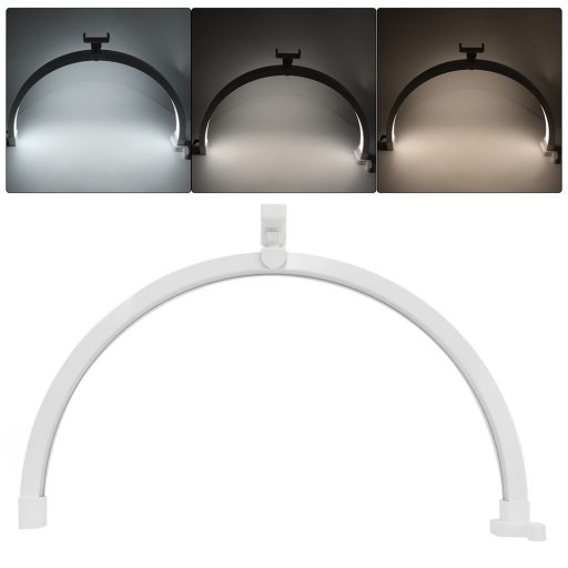 Lampada cosmetica LED a forma di luna - Design a mezzaluna con luminosità regolabile per trattamenti di trucco e unghie