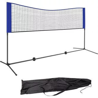   Rete Sportiva Regolabile in Altezza per Badminton, Tennis e Pallavolo - Portatile e Versatile