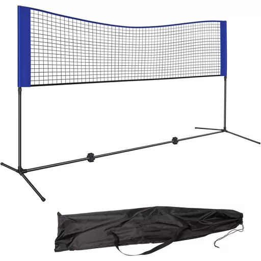 Rete Sportiva Regolabile in Altezza per Badminton, Tennis e Pallavolo - Portatile e Versatile