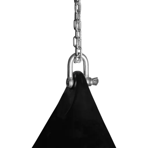 Sacco da Boxe Riempito d'Acqua con Catena, Nero