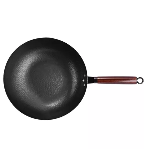 Wok in Acciaio con Accessori da Cucina