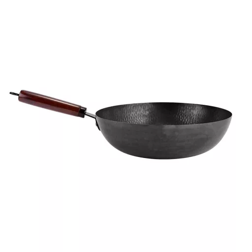 Wok in Acciaio con Accessori da Cucina