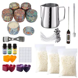 Set per la creazione di candele