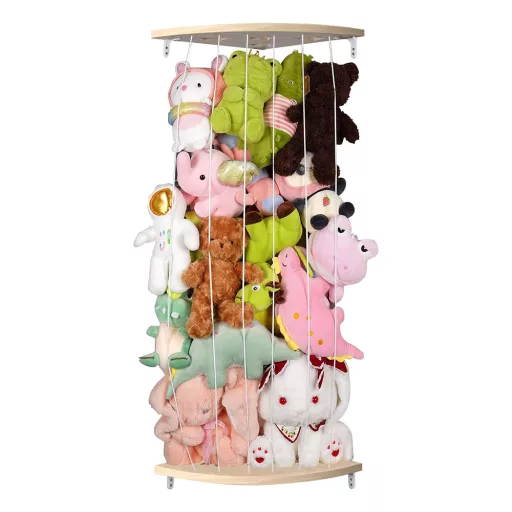 Supporto per peluche angolare da parete - Soluzione salvaspazio per la stanza dei bambini