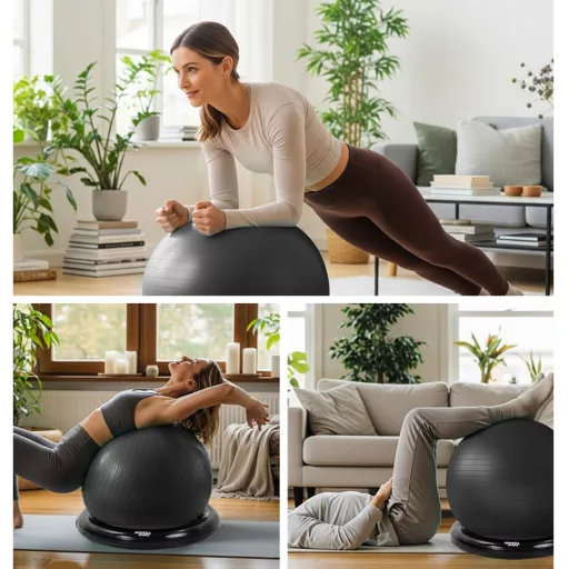 Set di palloni fitness da 4 pezzi 65 cm