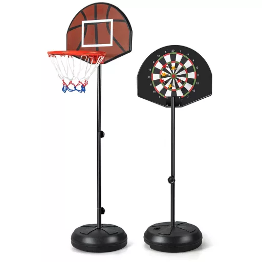 Canestro da Basket 2-in-1 con Bersaglio