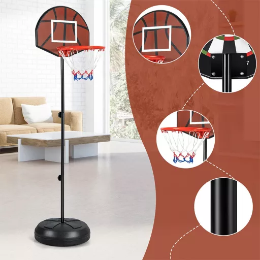 Canestro da Basket 2-in-1 con Bersaglio