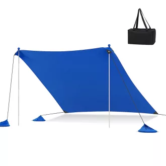   Protezione solare portatile con 4 sacchi di sabbia 3x3x2 m UV50+