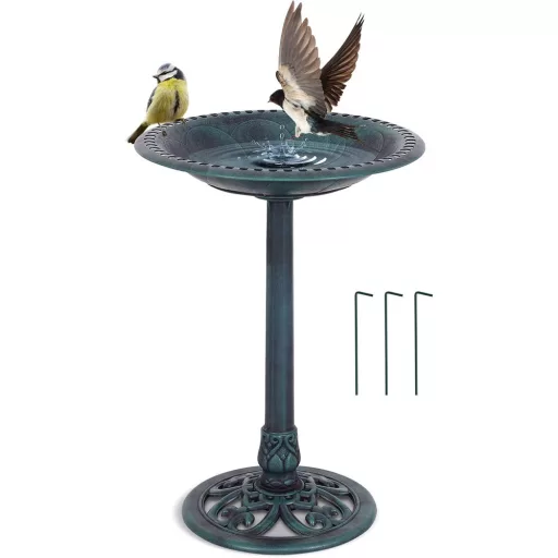 Fontana per Uccelli in Plastica, Verde