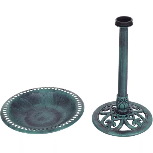 Fontana per Uccelli in Plastica, Verde