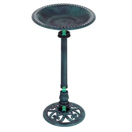 Fontana per Uccelli in Plastica, Verde