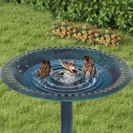 Fontana per Uccelli in Plastica, Verde