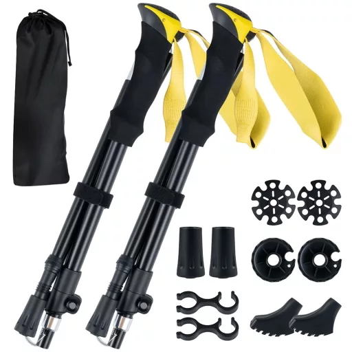 Bastone da trekking ultraleggero regolabile 115-130 cm