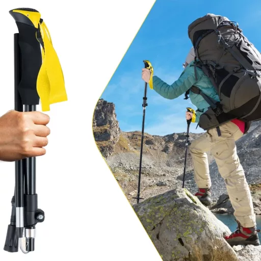 Bastone da trekking ultraleggero regolabile 115-130 cm