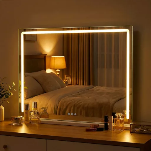 Specchio trucco hollywood LED 80x14x62,5 cm
