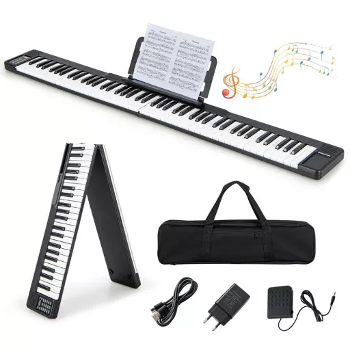 Piano Digitale Pieghevole a 88 Tasti