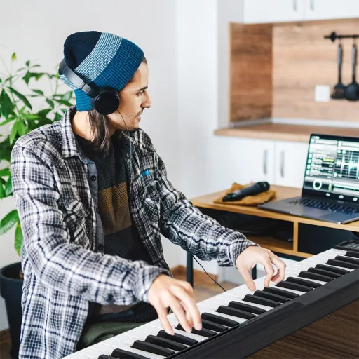 Piano Digitale Pieghevole a 88 Tasti