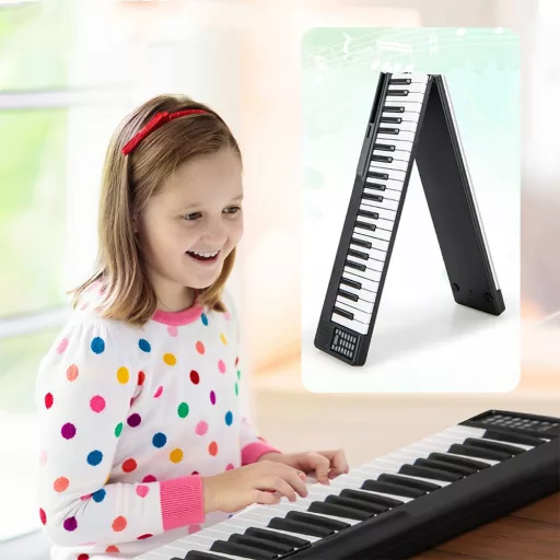 Piano Digitale Pieghevole a 88 Tasti