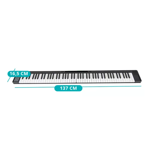 Piano Digitale Pieghevole a 88 Tasti