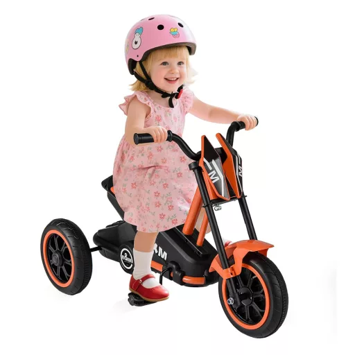 Triciclo per bambini a 3 ruote, arancione