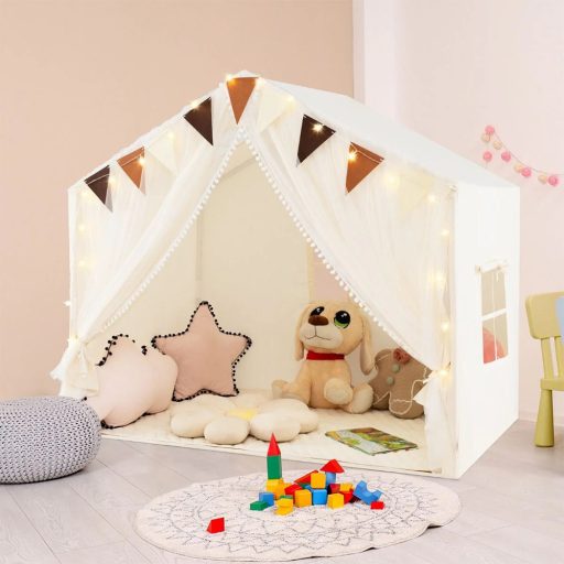Tenda da Gioco con Luci Stellari, Beige