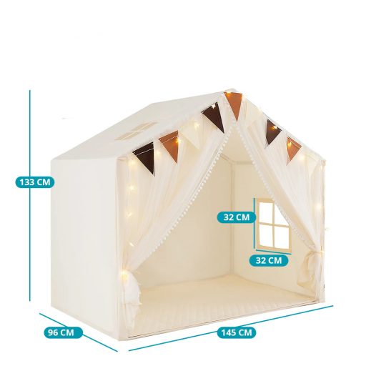 Tenda da Gioco con Luci Stellari, Beige