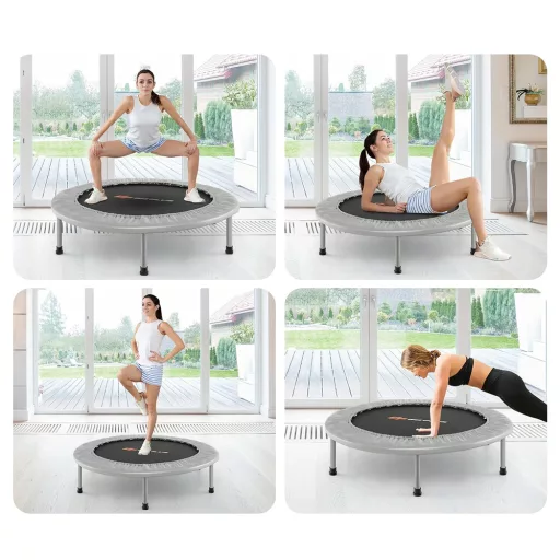 Trampolino 95cm, grigio