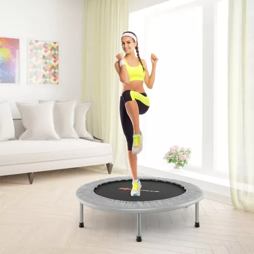 Trampolino 95cm, grigio