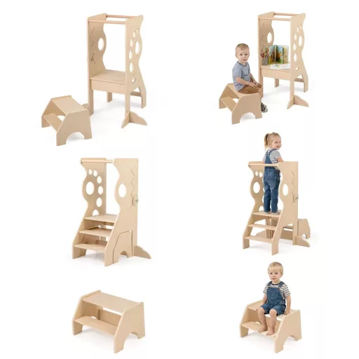 Sgabello per bambini in legno