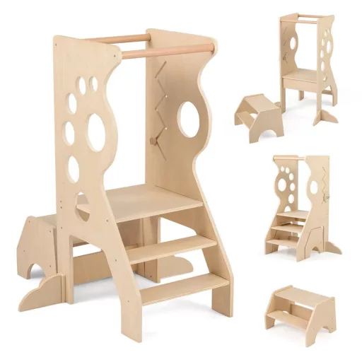 Sgabello per bambini in legno