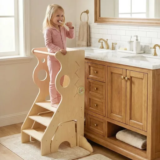 Sgabello per bambini in legno
