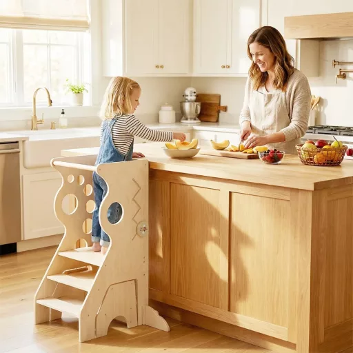Sgabello per bambini in legno