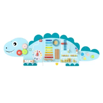 Lavagna interattiva per bambini blu dinosauro