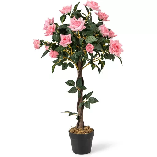 Albero di rose artificiale, 93 cm