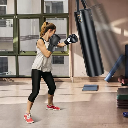 Sacco da boxe appeso 4 pezzi