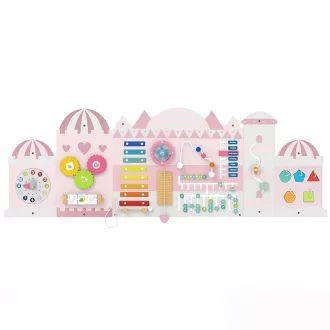 Lavagna interattiva per bambini rosa castello