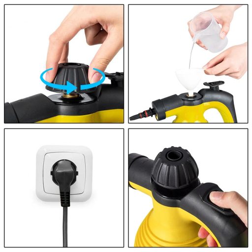 Pulitore a Vapore Portatile 1050 W