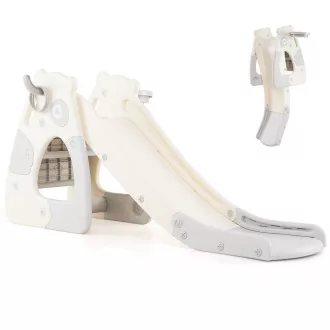   Scivolo Pieghevole con Canestro da Basket e Gioco del Cerchio
