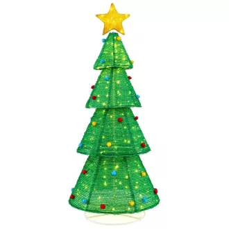 Albero di Natale Decorativo da Esterno 200LED 190cm