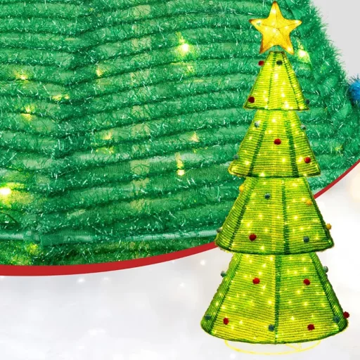 Albero di Natale Decorativo da Esterno 200LED 190cm