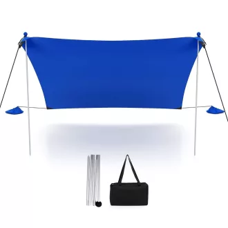  Protezione solare portatile con 4 sacchi di sabbia 2,3x2x2 m UV50+