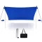 Protezione solare portatile con 4 sacchi di sabbia 2,3x2x2 m UV50+