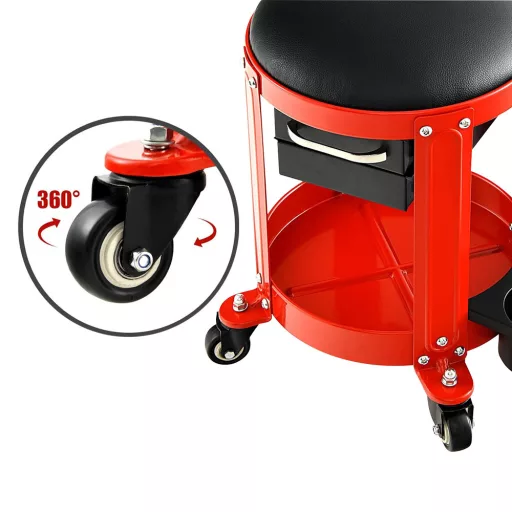 Sgabello da Lavoro Rotante 150kg
