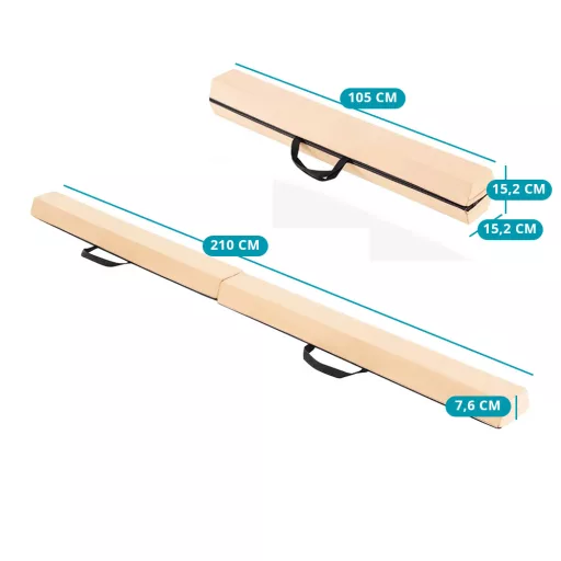 Trave di Equilibrio Pieghevole 210cm