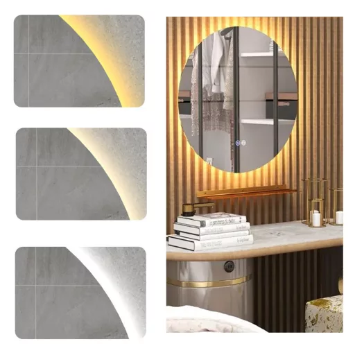 Specchio da Bagno LED 60 cm