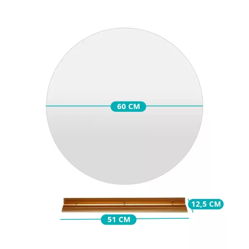 Specchio da Bagno LED 60 cm