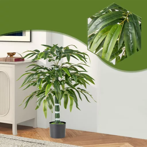Piante artificiali in bambù 1m 2 pezzi