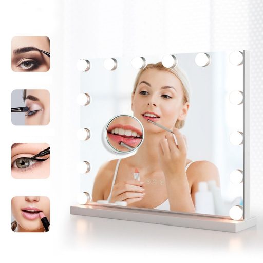 Specchio Cosmetico da Tavolo con Illuminazione LED